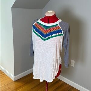 We The Free Multicolor Embroidered Top